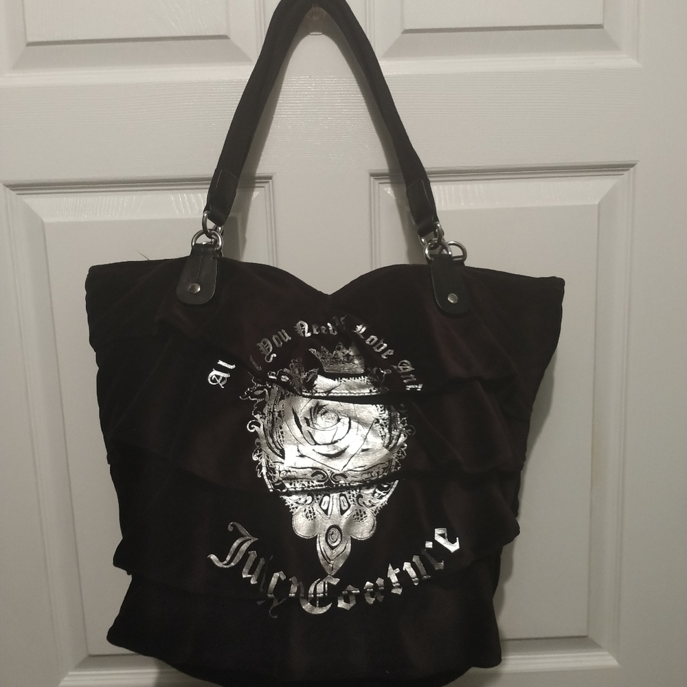 Y2K Vintage Juicy Couture Ruffle Tiered Tote
